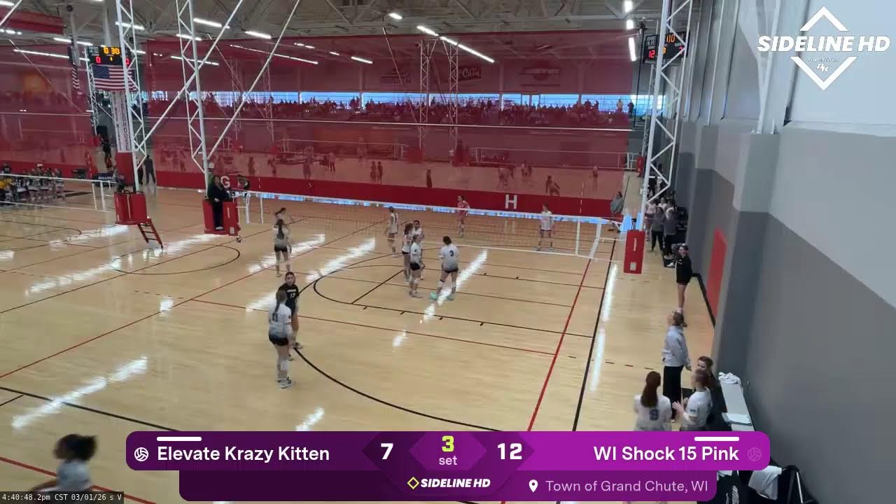 WI Shock 15 Pink vs. Elevate Krazy Kitten (2026.03.01)