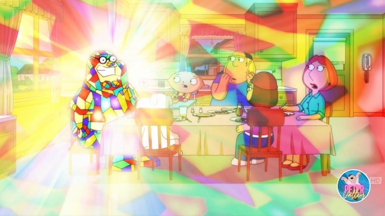 Peter Griffin - Diventa di vetro colorato