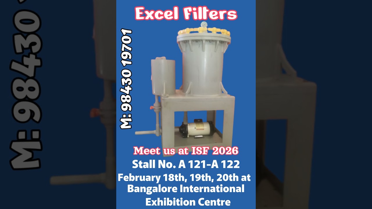 Excel chemical filters at #isf2026 #chemicals #filters 