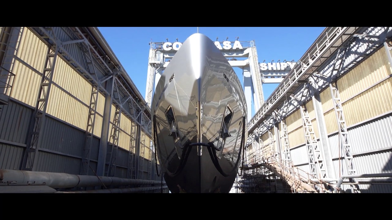 Cantieri Navali  Codecasa - CODECASA 43 FUll Beam- VIntage Series - Hull C122 Launch Ceremony