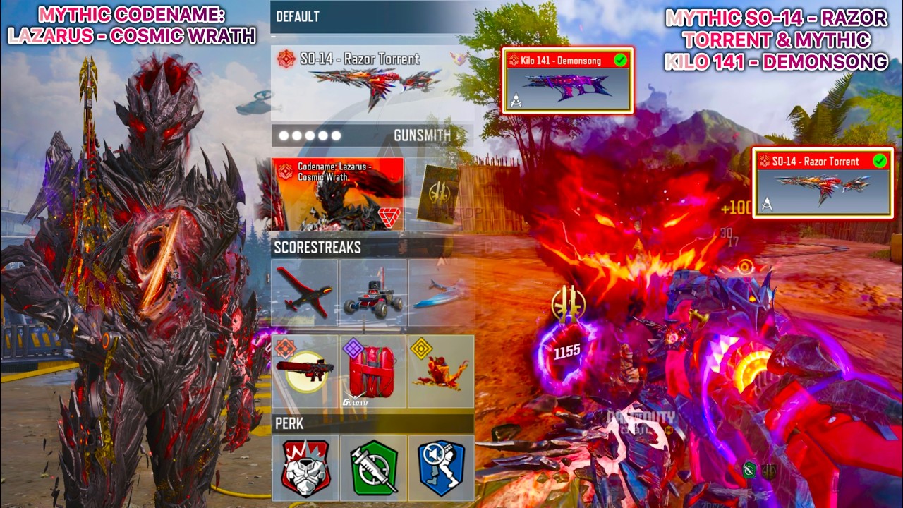 New Mythic SO-14 & OG Mythic Kilo 141 are unstoppable with Mythic Lazarus to tear down all in CODM 😈