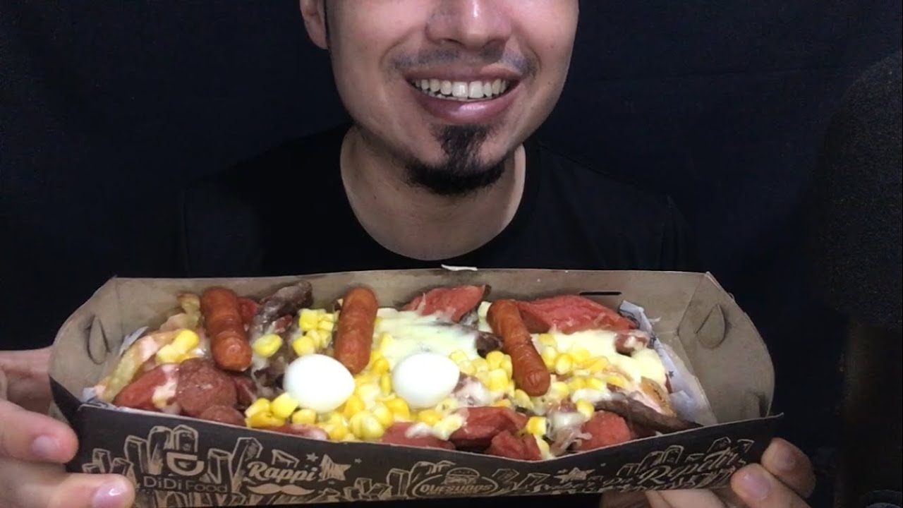 ASMR COMIENDO SALCHIPAPA (Sonidos Relajantes) | ASMR EN ESPAÑOL
