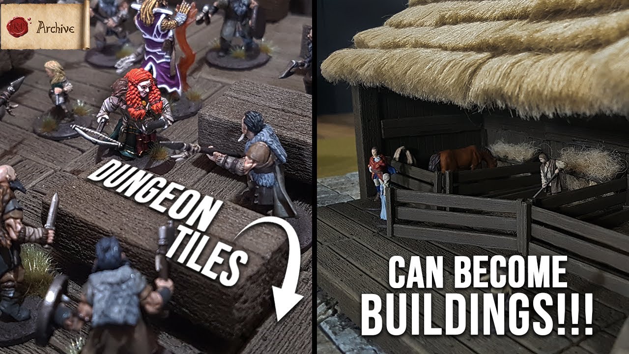 DIY Modular Stable and more for D&D -  Easy Custom Building System