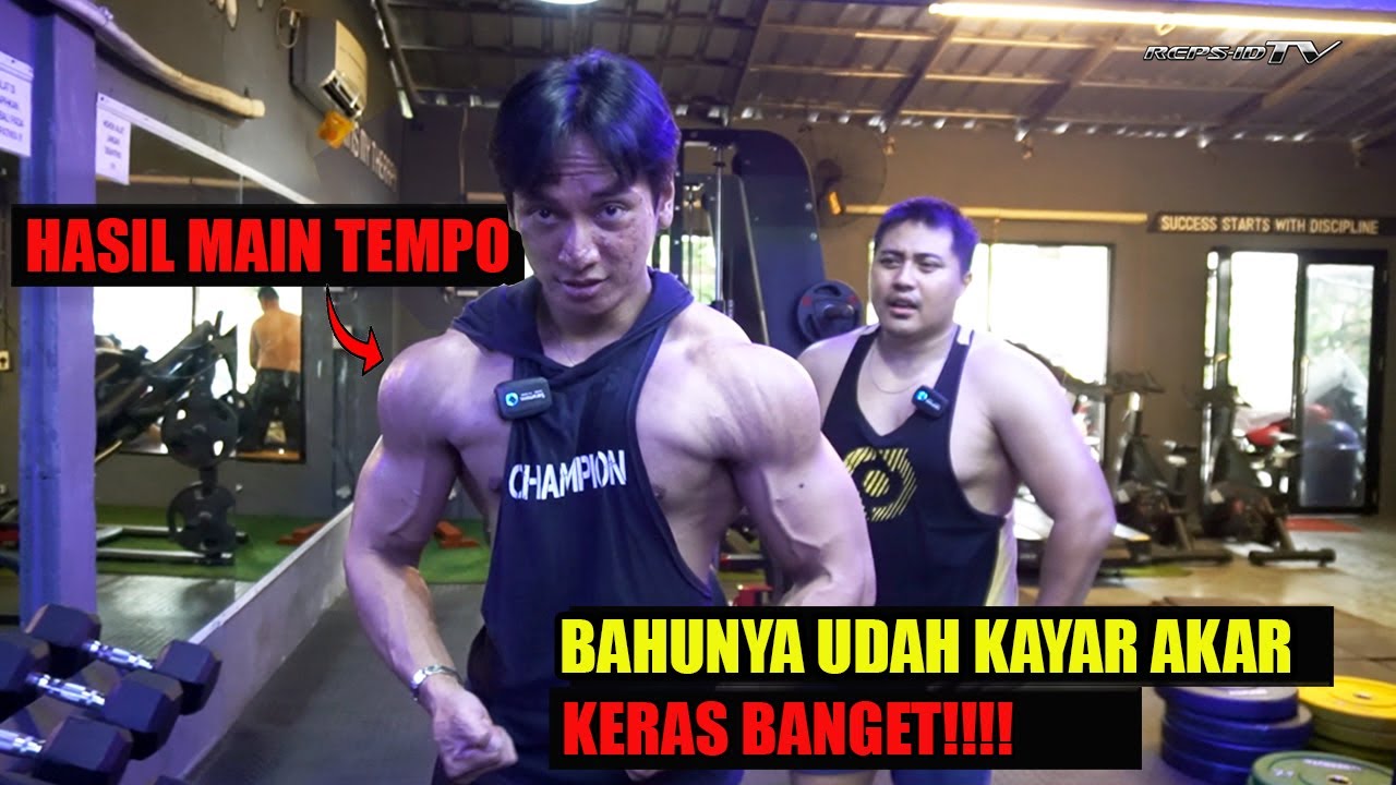 SERAT BAHUNYA UDAH KAYAK SERAT KELAPA!!! LATIHAN BAHU TIME UNDER TENSION (TUT) PEDES COYY!!!