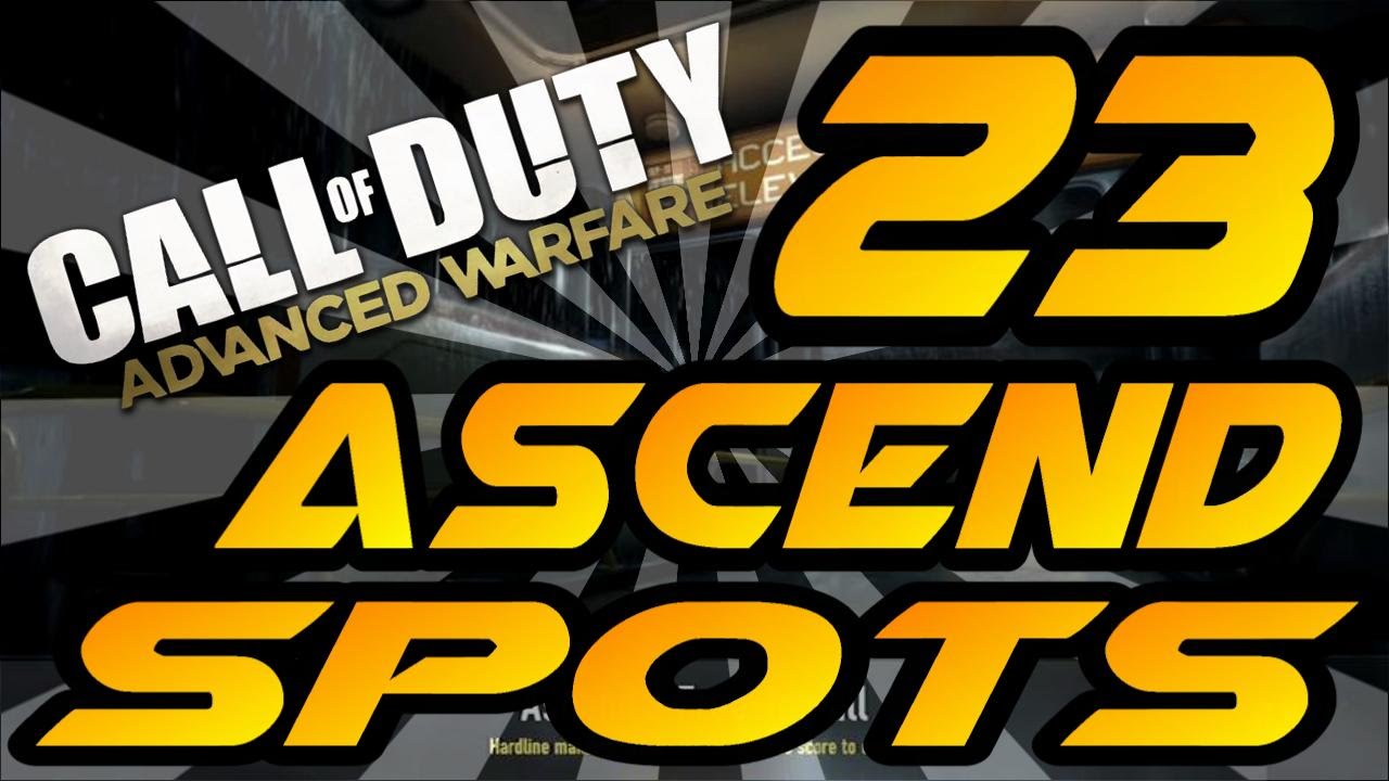 23 Ascend Spots & Glitches! - Advanced Warfare (Jumps, Lines of Sight, Infected and Hiding Spots)
