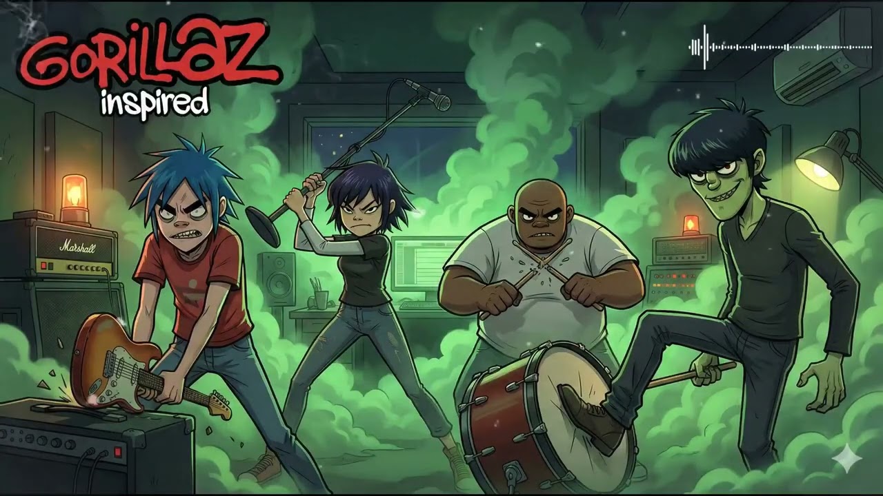 Kill Bill [UNDERGROUND] – Psycho Album REBOUND – Gorillaz Inspired AI Remix | Trip-Hop, Alt Hip-Hop