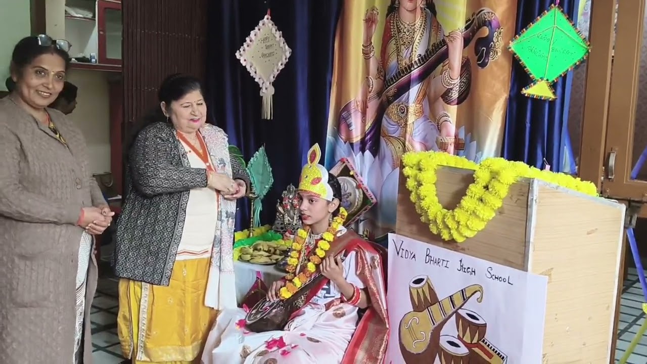 Basant#Panchami#celebration#activities#Singing#dance#fun#music#Vidya Bharti High 🏫