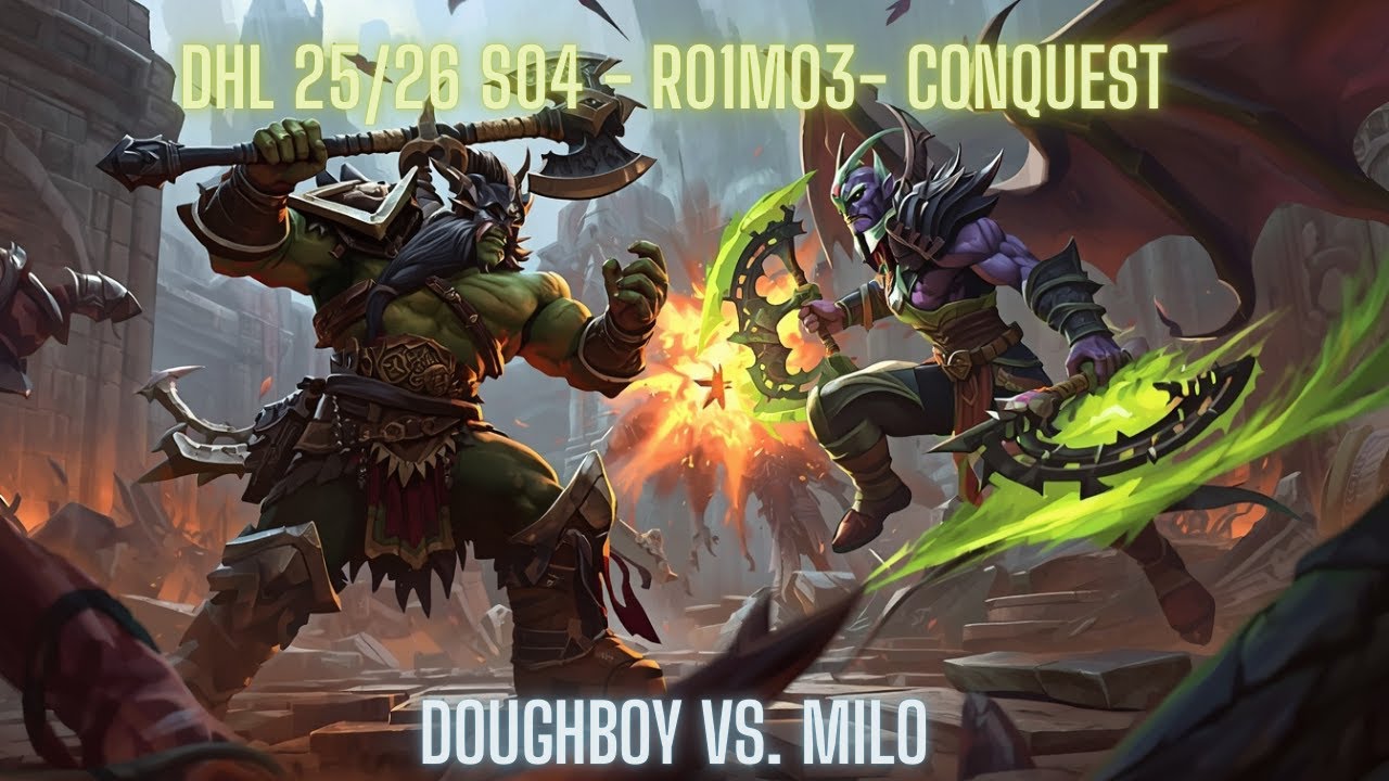 S3 Match 4, Round 3: Doughboy vs. Milo | Warrior vs Demon Hunter | Danish Hearthstone League