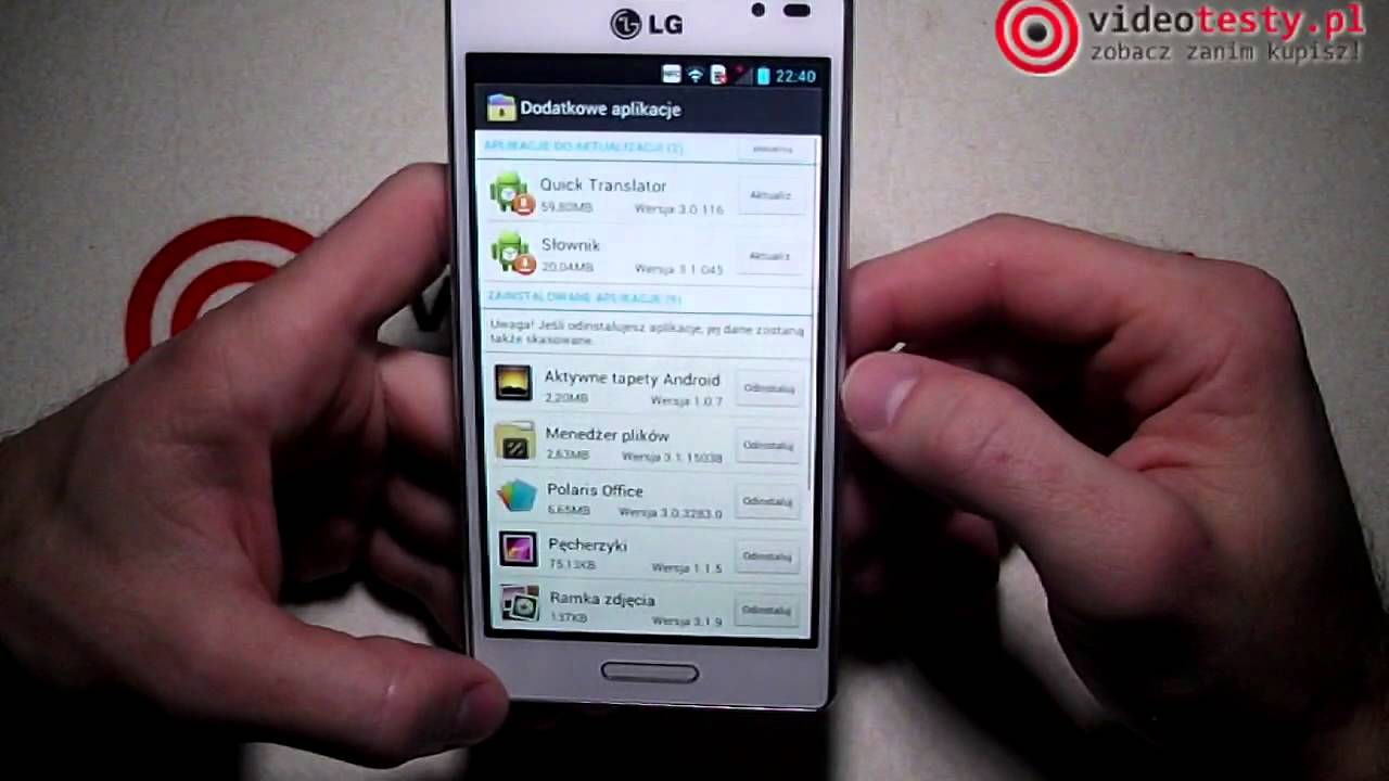 LG Optimus L9 - videotesty.pl [RECENZJA]