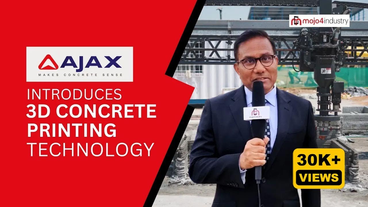 AJAX Engineering представляет технологию 3D-печати бетоном
