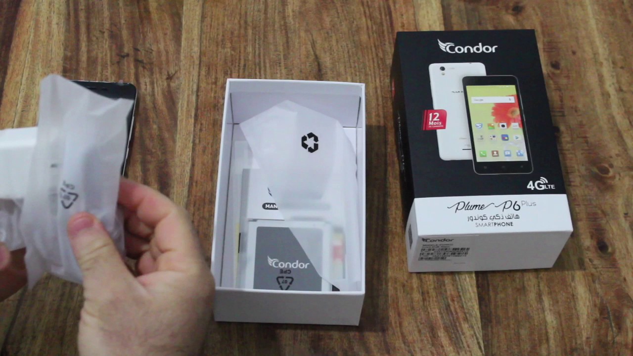 فتح سريع لعلبة الهاتف CONDOR Plume P6 Plus