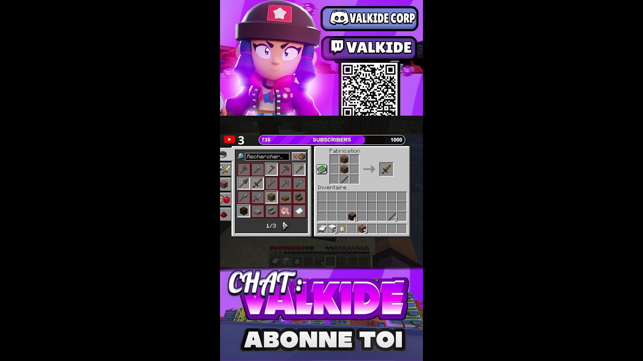 On joue à minecraft Vien là toiiiiiiiiiii