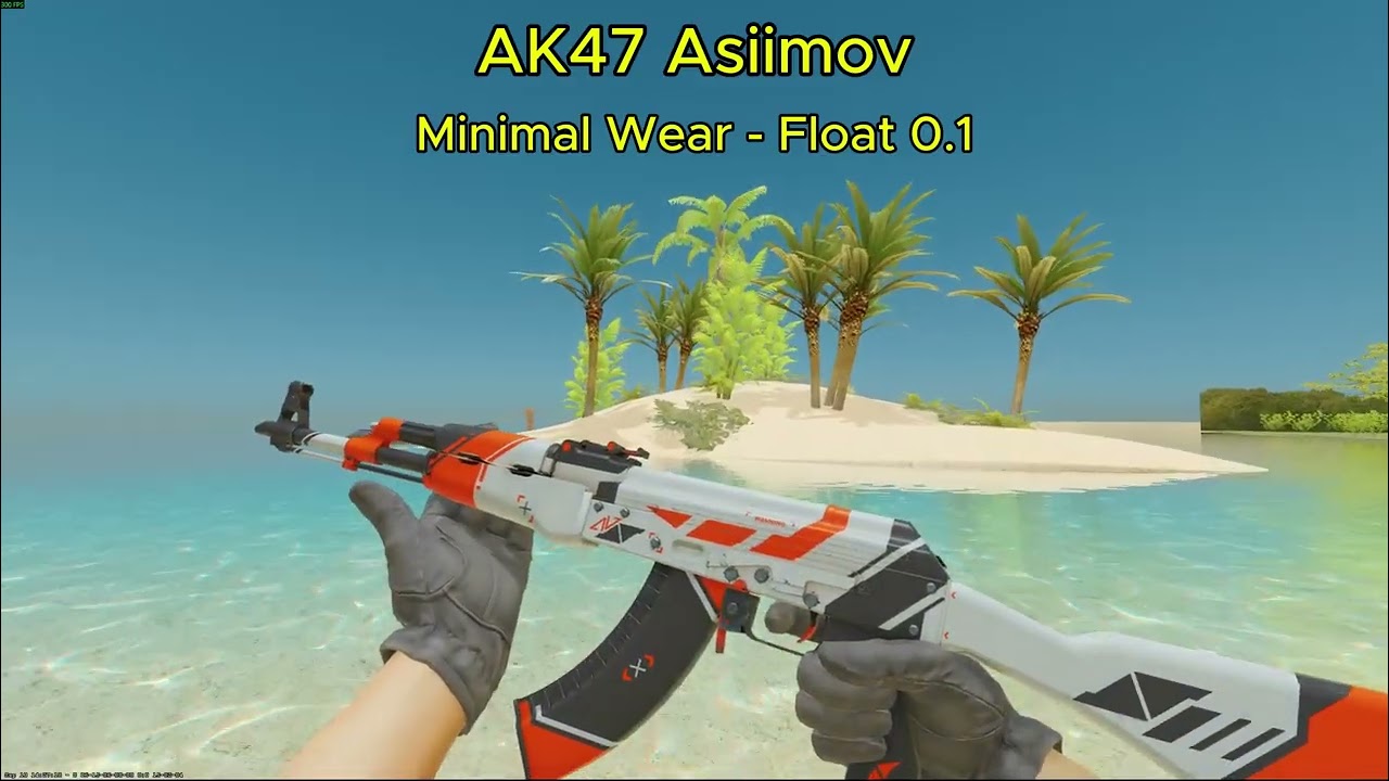 AK-47 | Asiimov MINIMAL WEAR – Skin & Animations | CS2