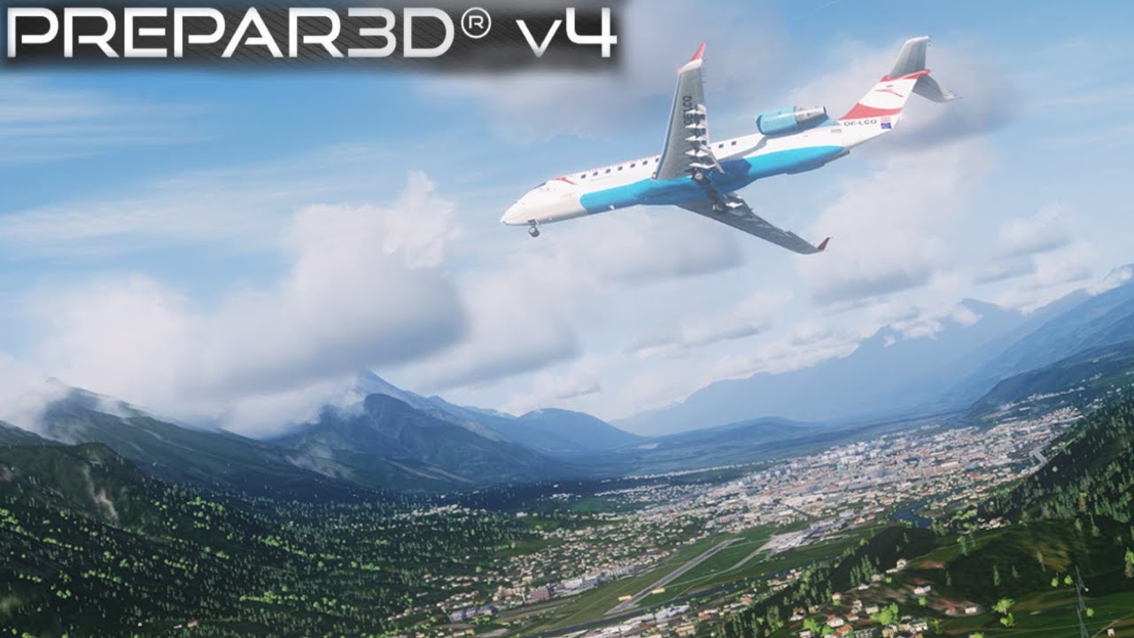 [P3D v4] ► TAIL STRIKE ✈ CRJ 200 @ LOWI Innsbruck Airport