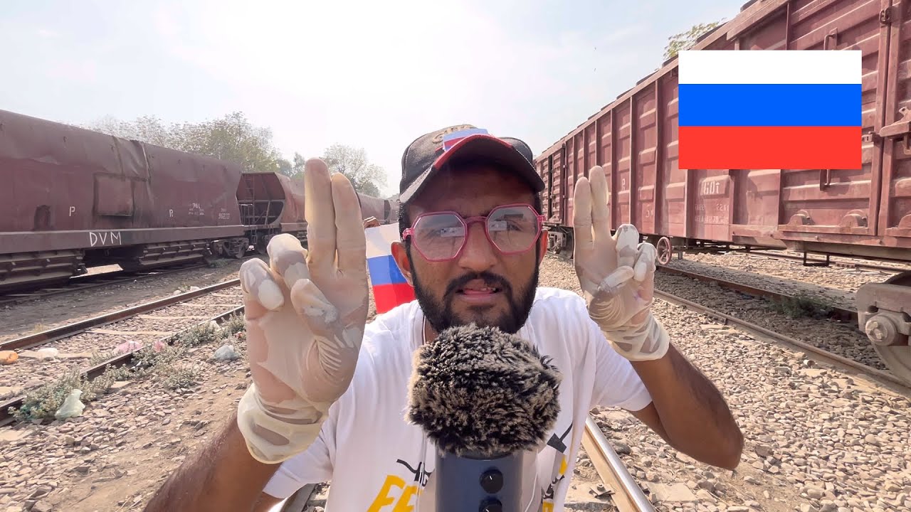 ASMR Cranial Nerve Exam In Russian 🇷🇺 | Railway Station Site 🚟