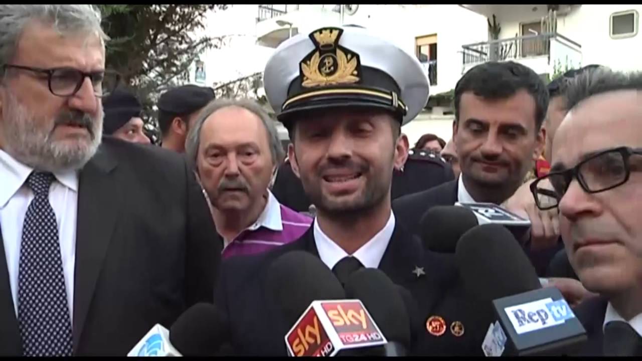 Il rientro a casa di Salvatore Girone (interviste)