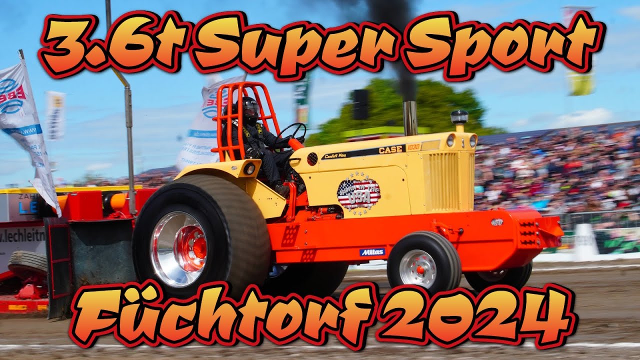 Tractor Pulling 3.6t Super Sport Füchtorf 2024 - Lauf zur deutschen Meisterschaft