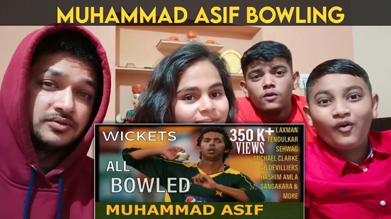 Indian Reaction on Muhammad Asif the Magician | Asif Wickets Collection | Asif Magical Bowling