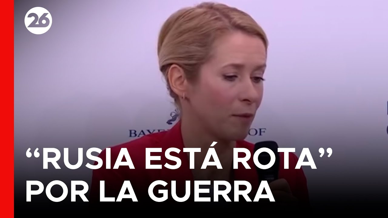 🇩🇪 IMPACTO DIPLOMÁTICO | Kaja Kallas afirma que Rusia está rota en lo militar y económico