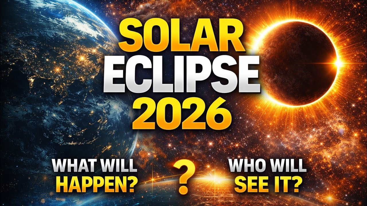 👉 Upcoming Solar Eclipses 2026 🌑☀️ &mdash; ✔️#SolarEclipse  #OrbitOfKnowledge #astronomy #scienceexplained