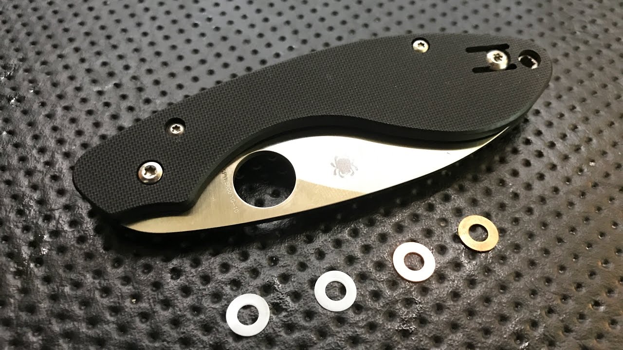 The Spyderco Ouroboros Pocketknife Followup: Bronze Washer Swap and Disassembly