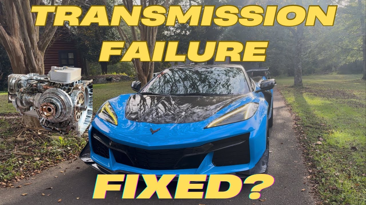 Попытка устранения неисправности трансмиссии Corvette C8?