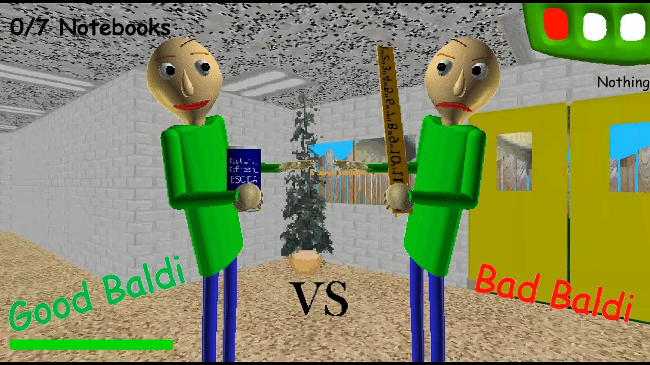 Good Baldi Vs Bad Baldi - Baldi's Basics Mod