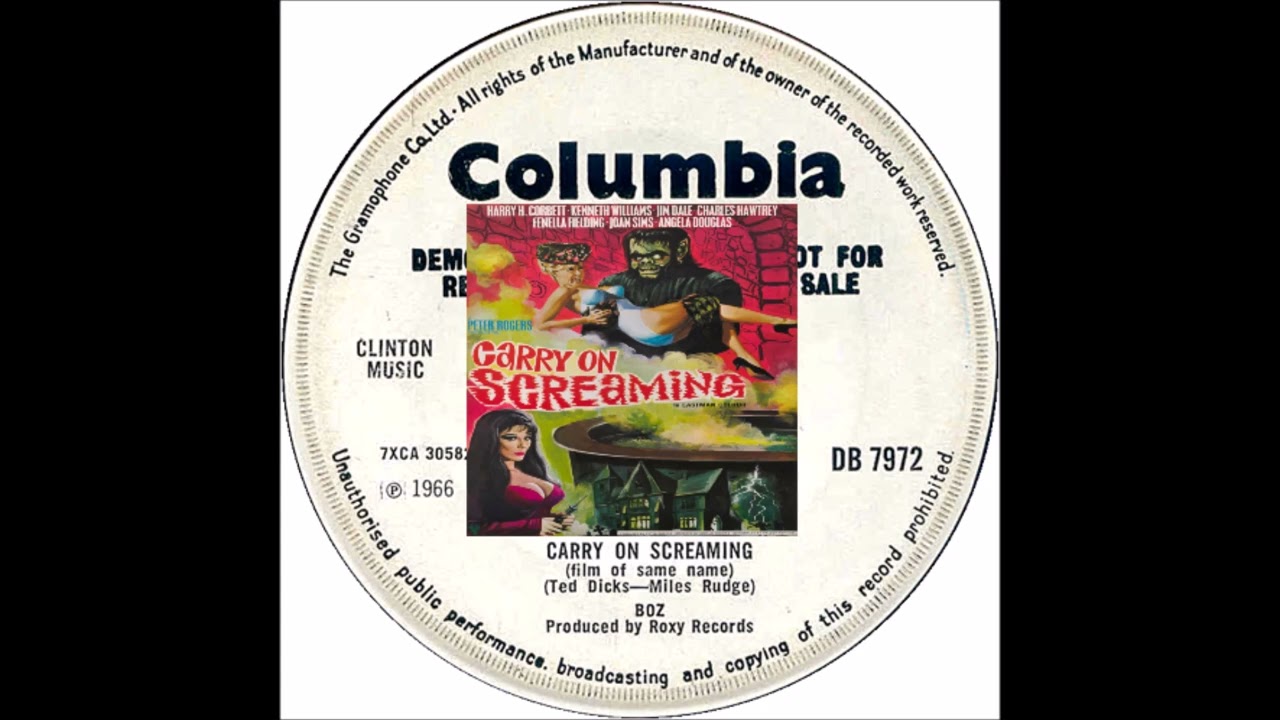 CARRY ON SCREAMING * BOZ BURRELL