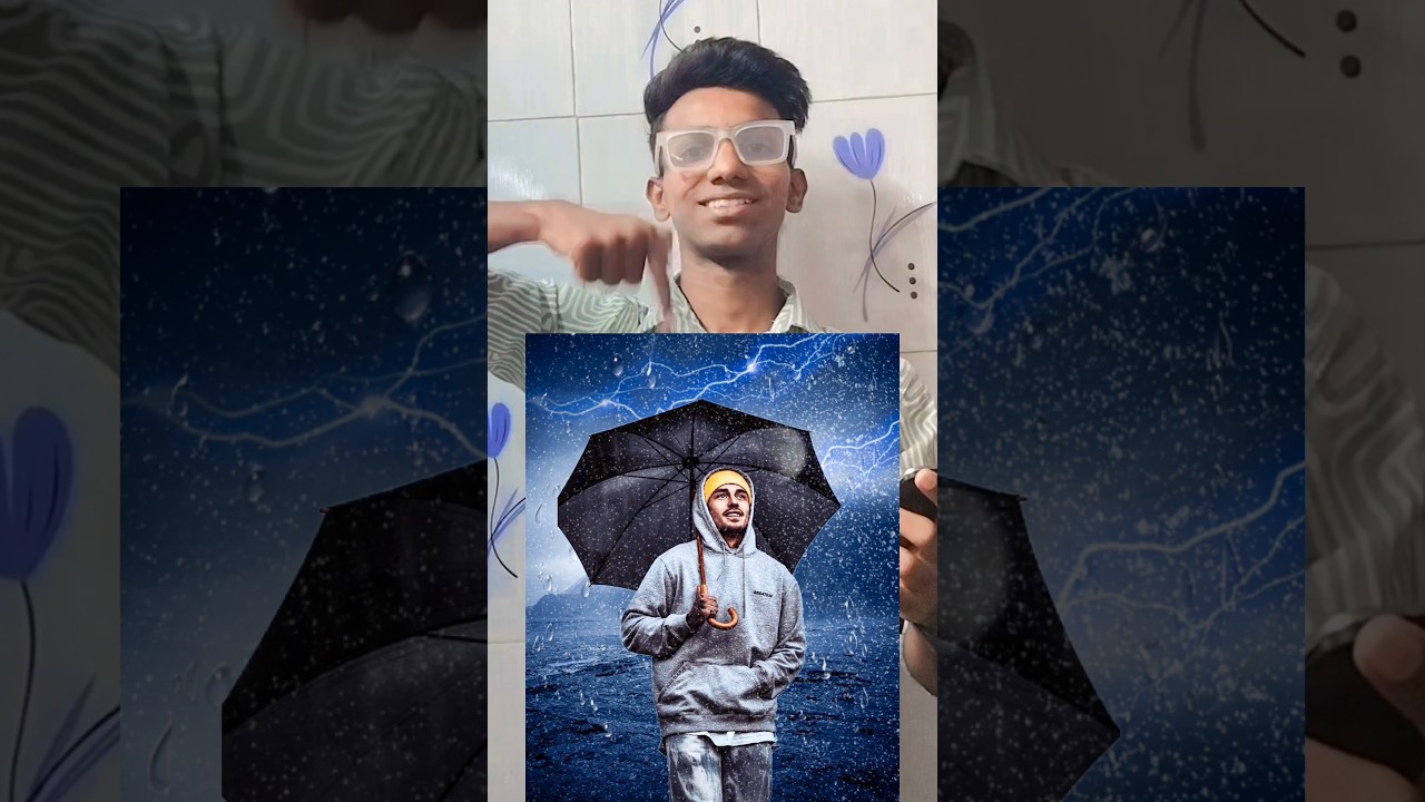 Monsoon Photo Editing Tutorial in Picsart #shorts #ytshorts