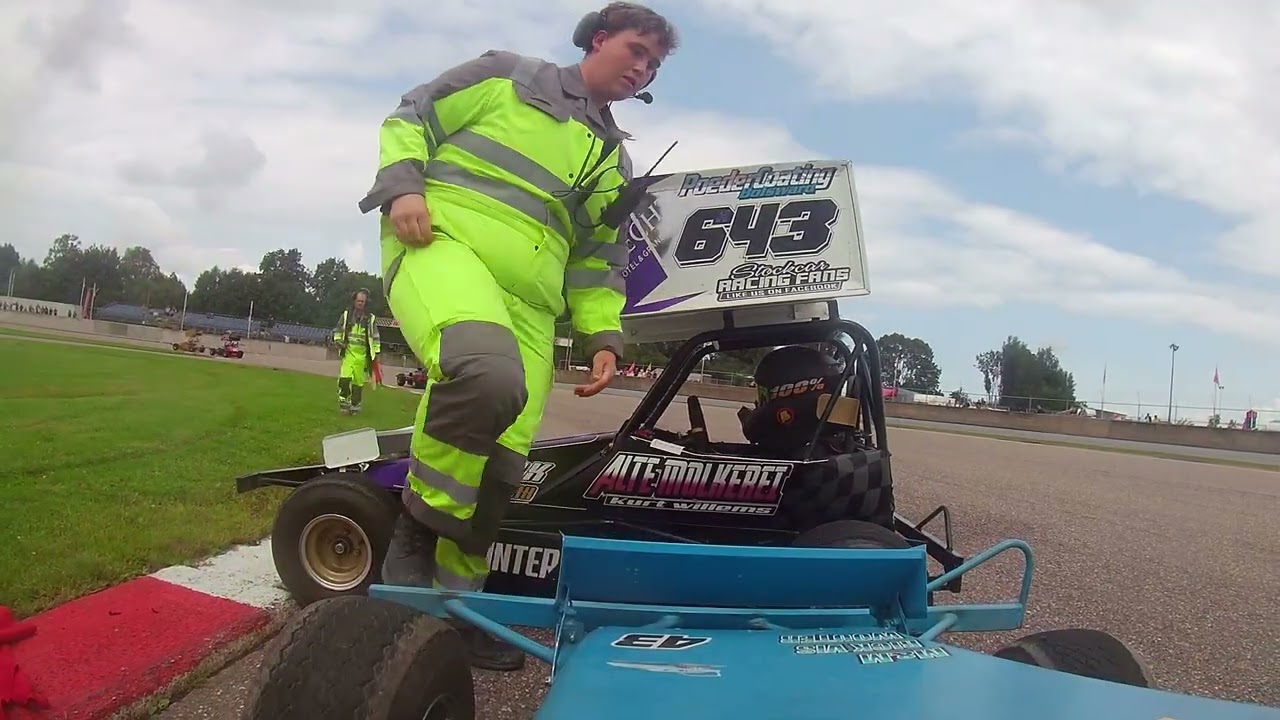 Stockcar F2 Micro Lelystad 27- 07-2025 Manche 1 Onboard H43