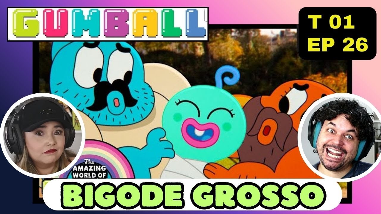 A CRISE da meia-idade chegou para Gumball e Darwin React O INCRÍVEL MUNDO DE GUMBALL Temp. 1 EP. 26