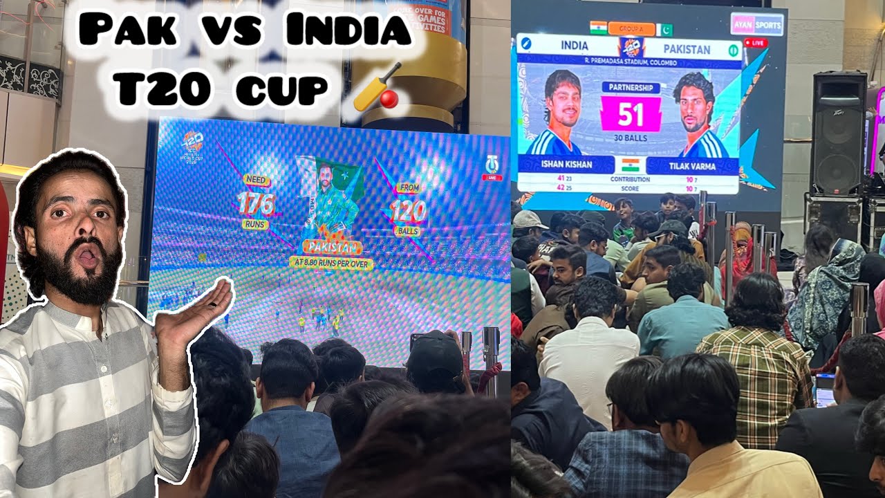 Pak vs India T20 🏏cup Bollywood mall puch giya dekha har bar ki Tarha phr wahin hva AwaisUsmanVlogs 