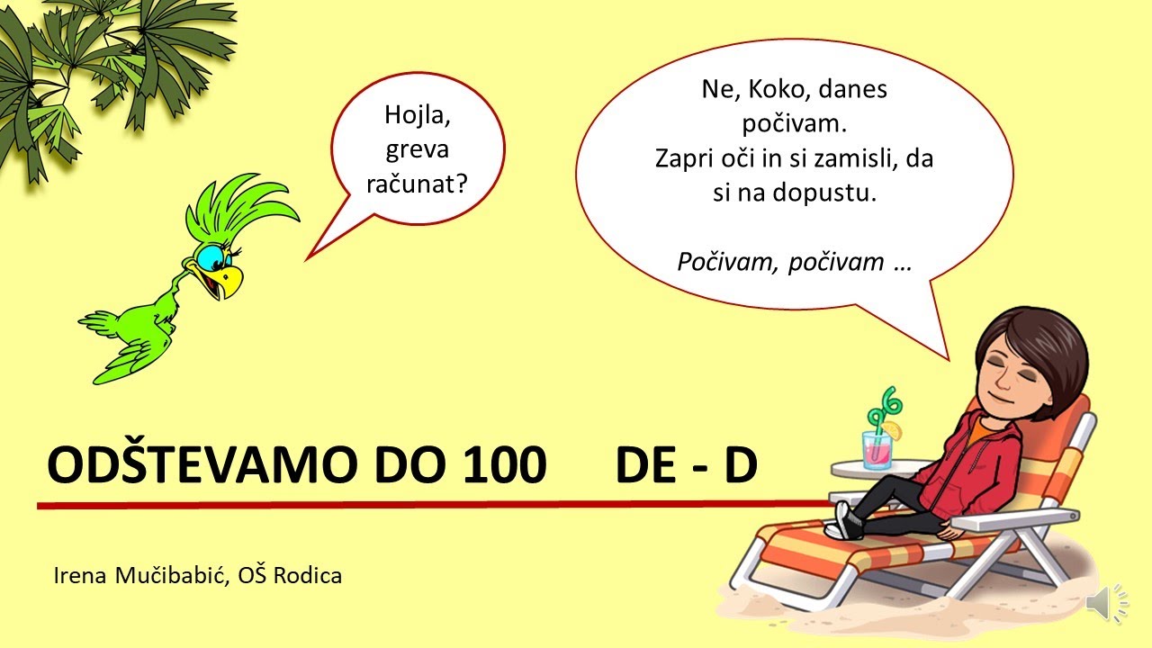 Odštevanje do 100   DE - D