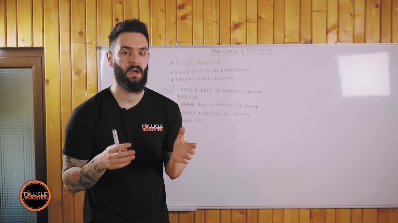 Beard Growth Course - 7 - Duration and Skin Test