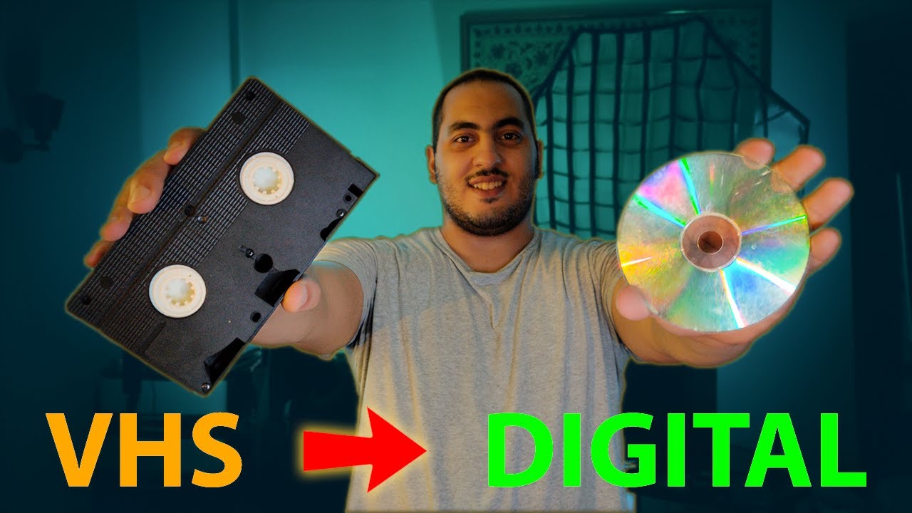 افضل طرق لتحويل شرايط الفيديو الVHS القديمة إلى Digital