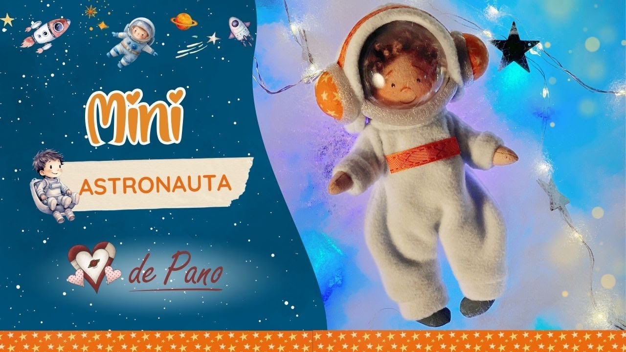 Aula GRATUITA - Boneco Mini Astronauta