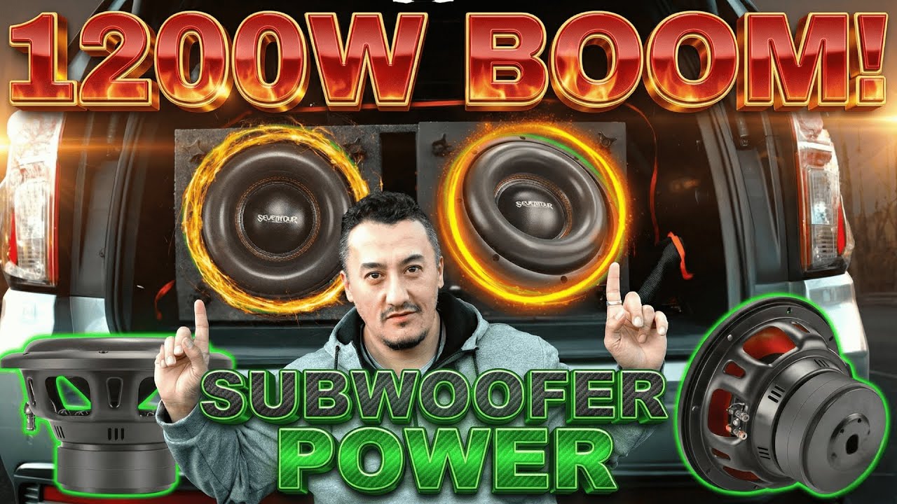Сабвуфер SEVENTOUR 10 дюймов | Глубокие басы, как у Kicker и Rockford!