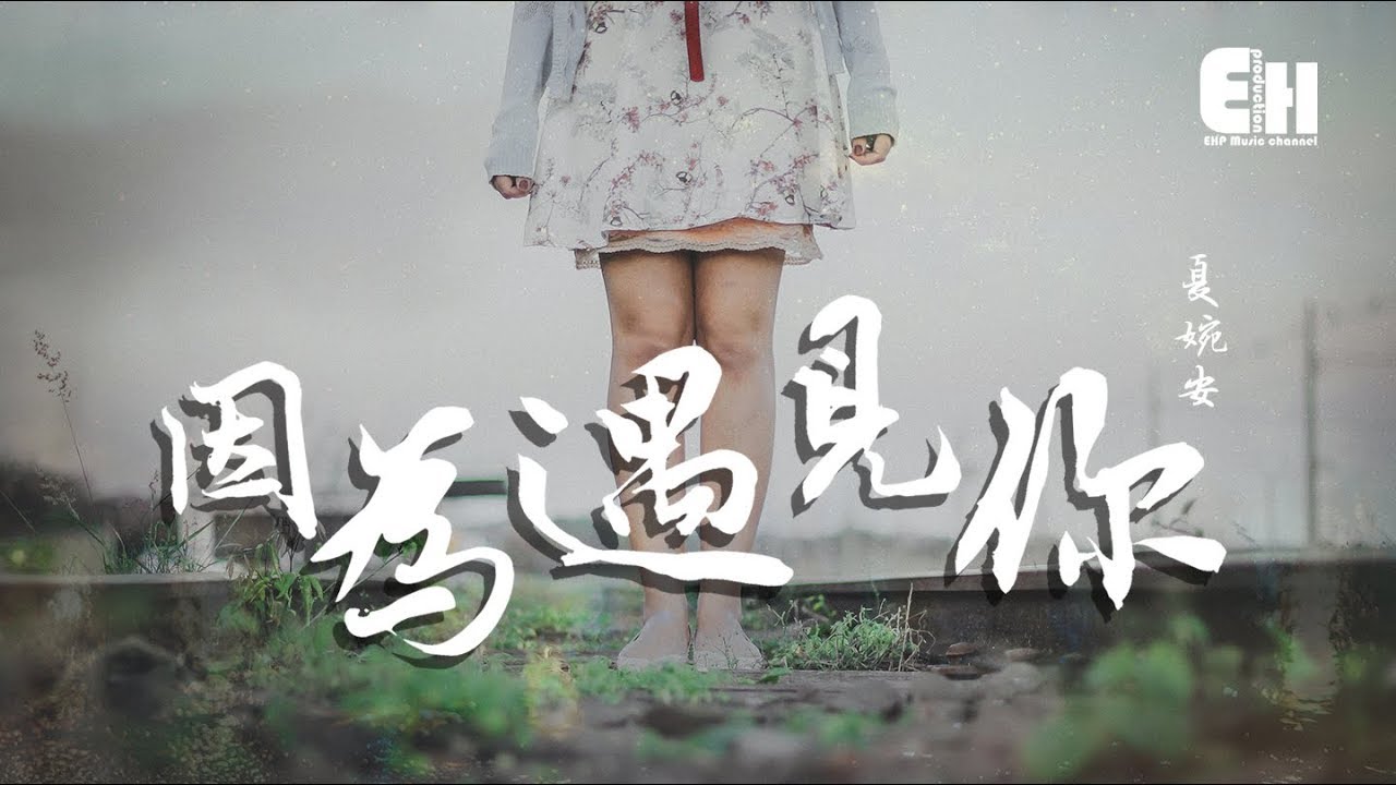 夏婉安 - 因為遇見你『我一次次地失眠輾轉反。』【動態歌詞Lyrics】