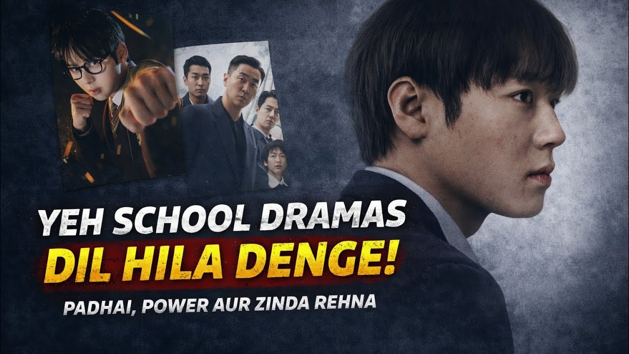 HIGH SCHOOL K-DRAMAS You MUST Watch! 😱 | #WeakHero #Moving #TheStudyGroup