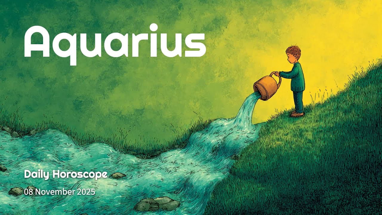Aquarius Daily Horoscope &ndash; 08 November 2025