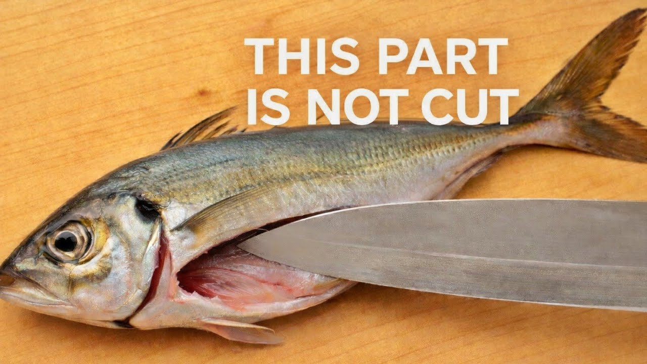 How Japan Fillets Aji Without Cutting Everything