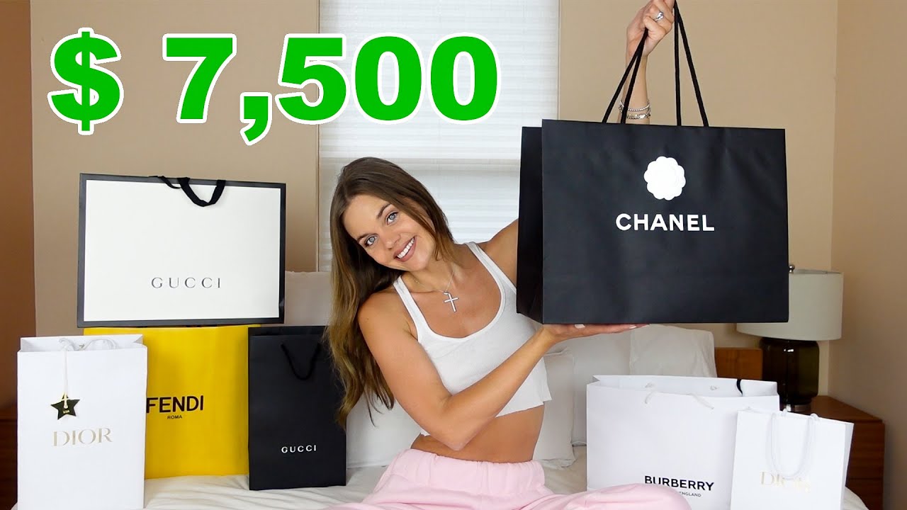 LUXURY HAUL - UNBOXING DIOR, CHANEL, FENDI, GUCCI, BURBERRY 2022