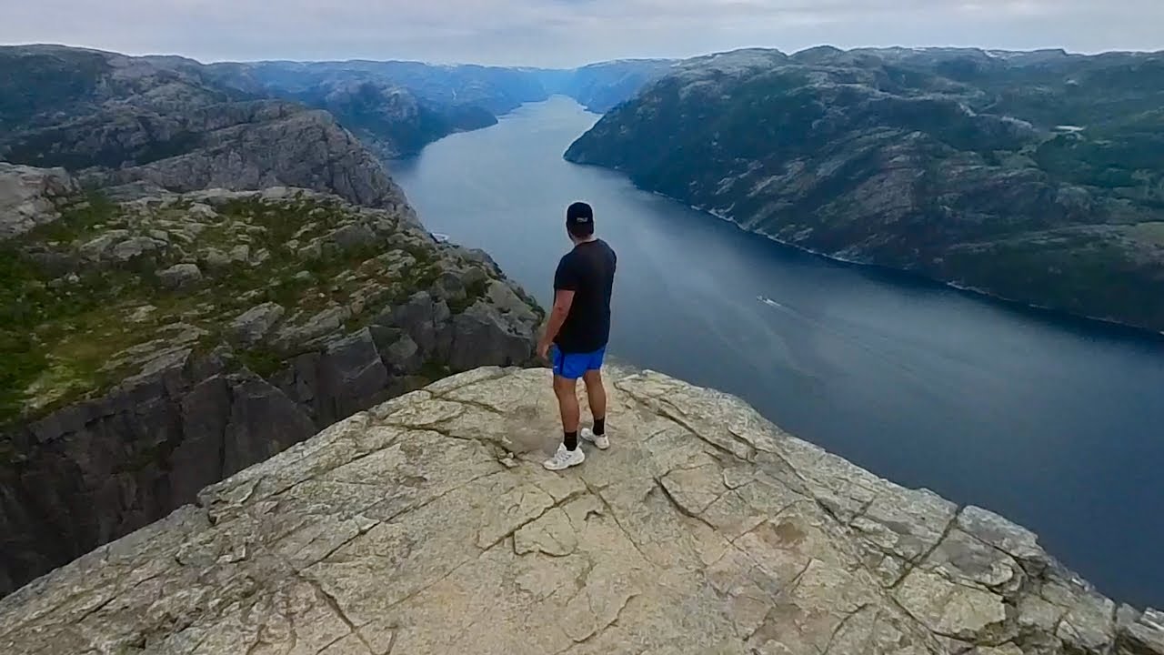 Climbing the Pulpit in Norway