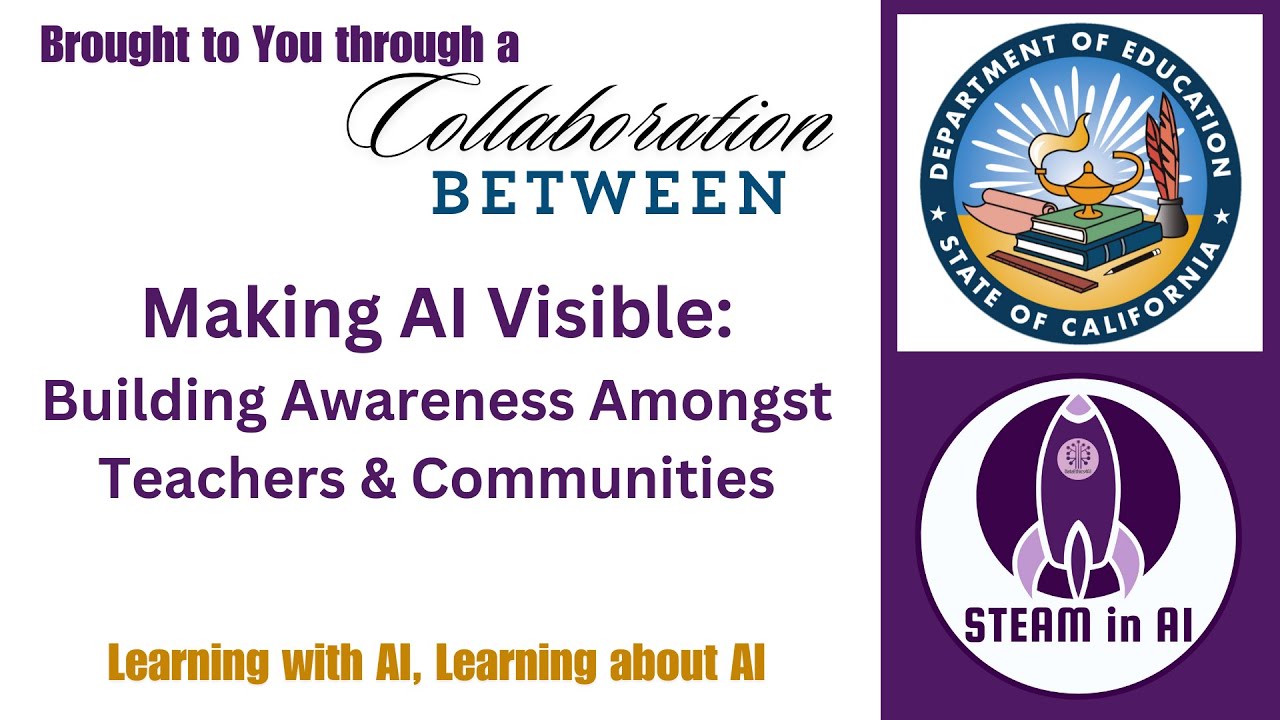 Making AI Visible: Building Awareness Amongst Teachers & Communities (CDE)