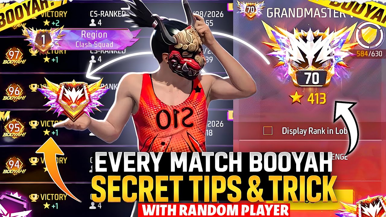(100% Working ✅) How To Win Every CS Rank Match With Random Players | CS Rank Push Tips And Tricks