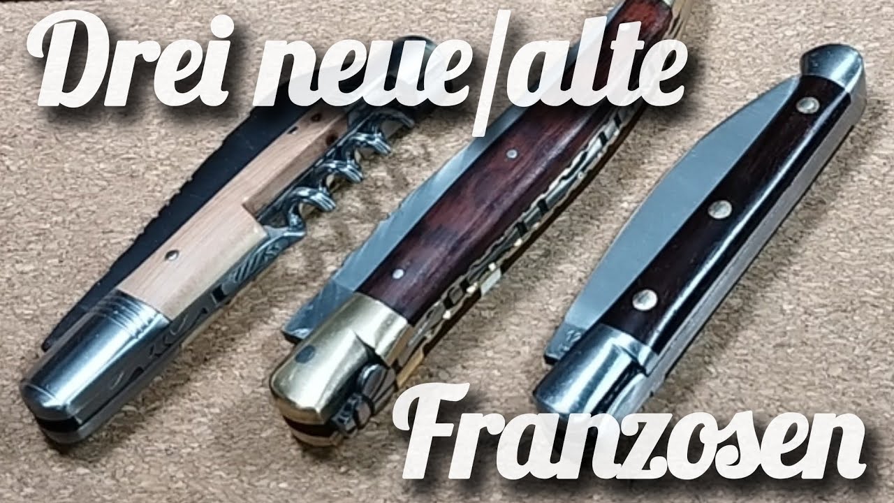 Drei neue/alte Franzosen - Laguiole, Tonneau und St. Martin Gebrauchsmesser mit Tradition 