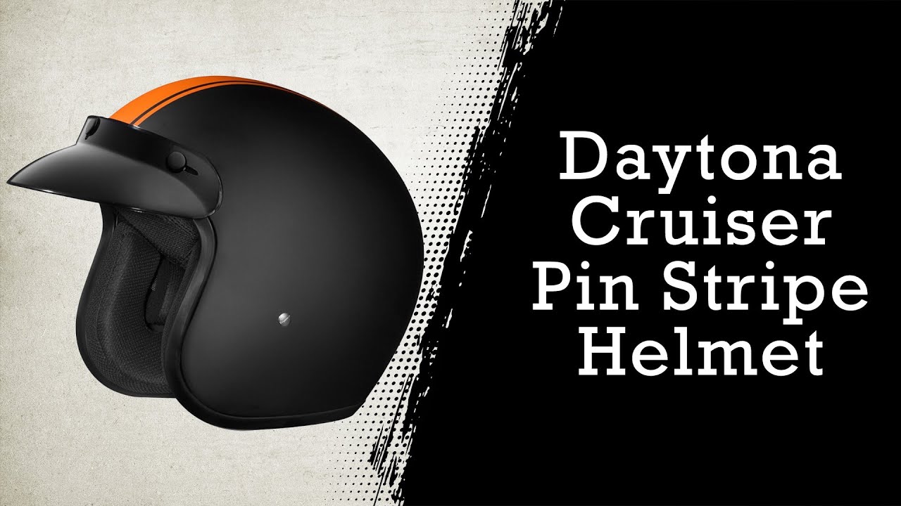 Daytona Cruiser Pin Stripe Helmet
