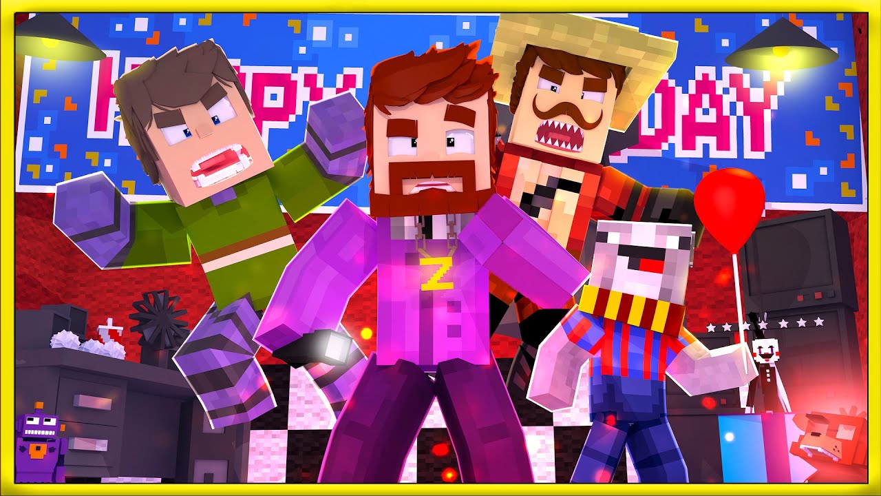 5 NIGHTS WITH PALS!! | Minecraft Hide N' Seek!