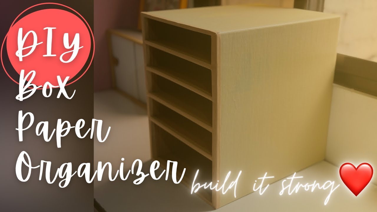 Strong and Budget-friendly Cardboard Box Organizer 