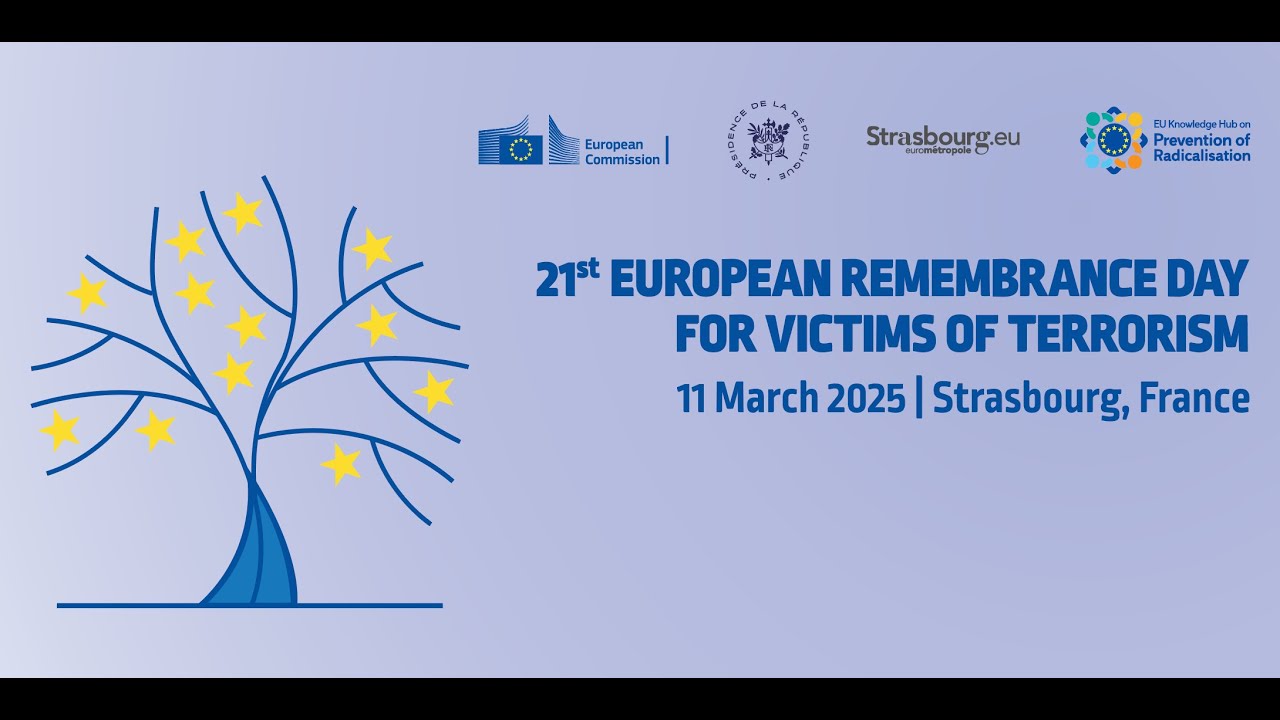 EU Remembrance Day for Victims of Terrorism 2025, Strasbourg - France